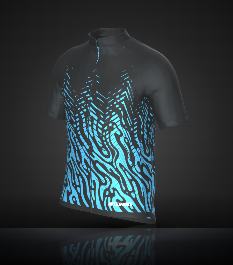 Maillot de cyclisme INTERBIKE, design Abyss