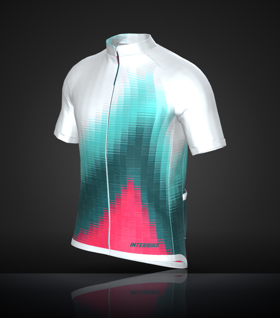 Maillot de cyclisme INTERBIKE, design Aurora