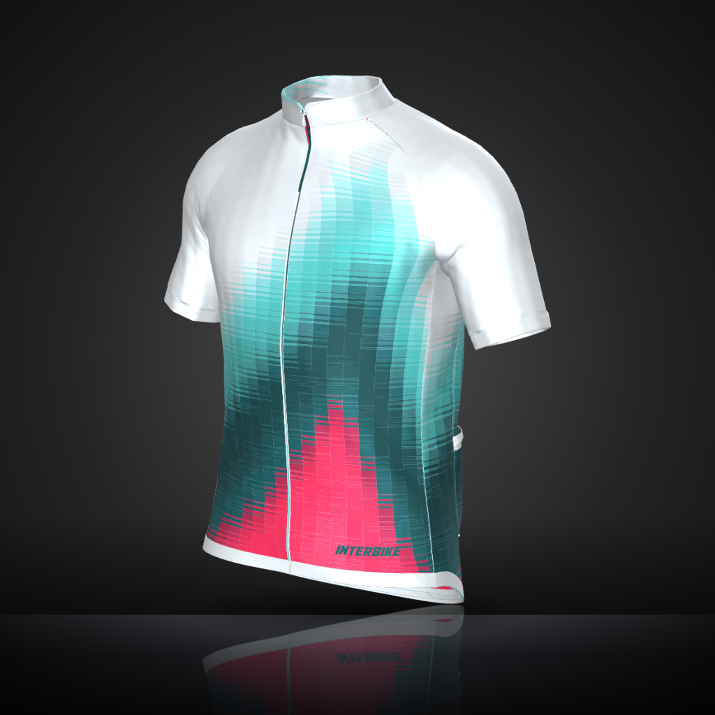 maillot-cyclisme-aurora Maillot de cyclisme INTERBIKE, design Aurora