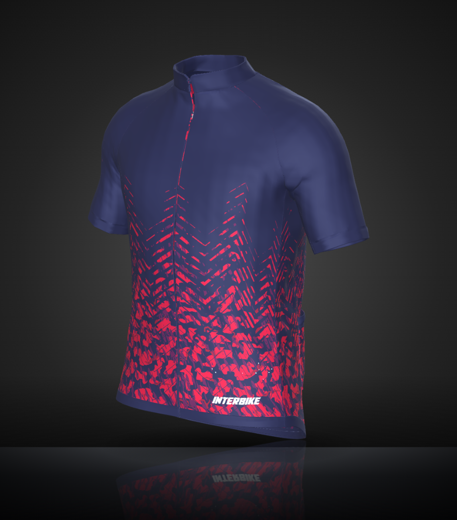 Maillot de cyclisme INTERBIKE, design Ember