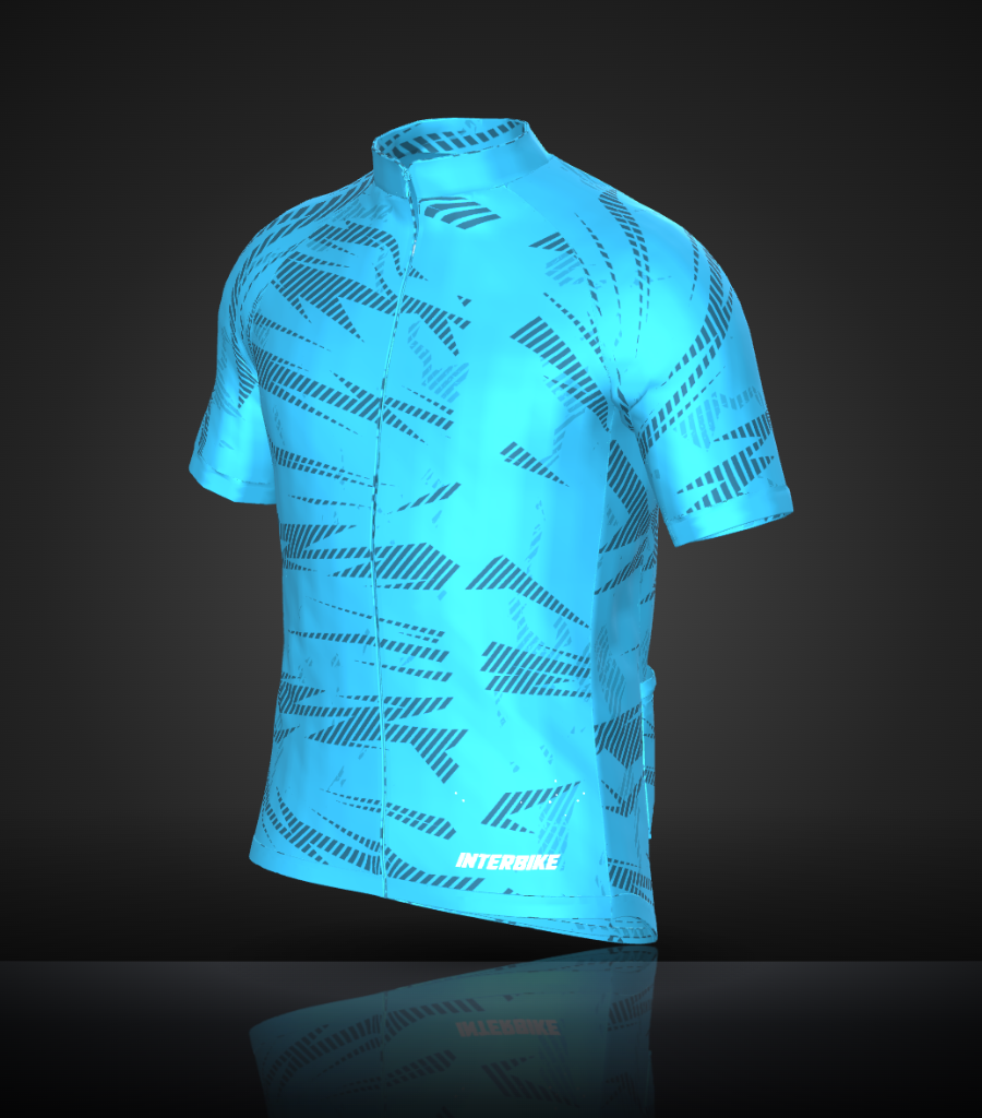Maillot de cyclisme INTERBIKE, design Glacier