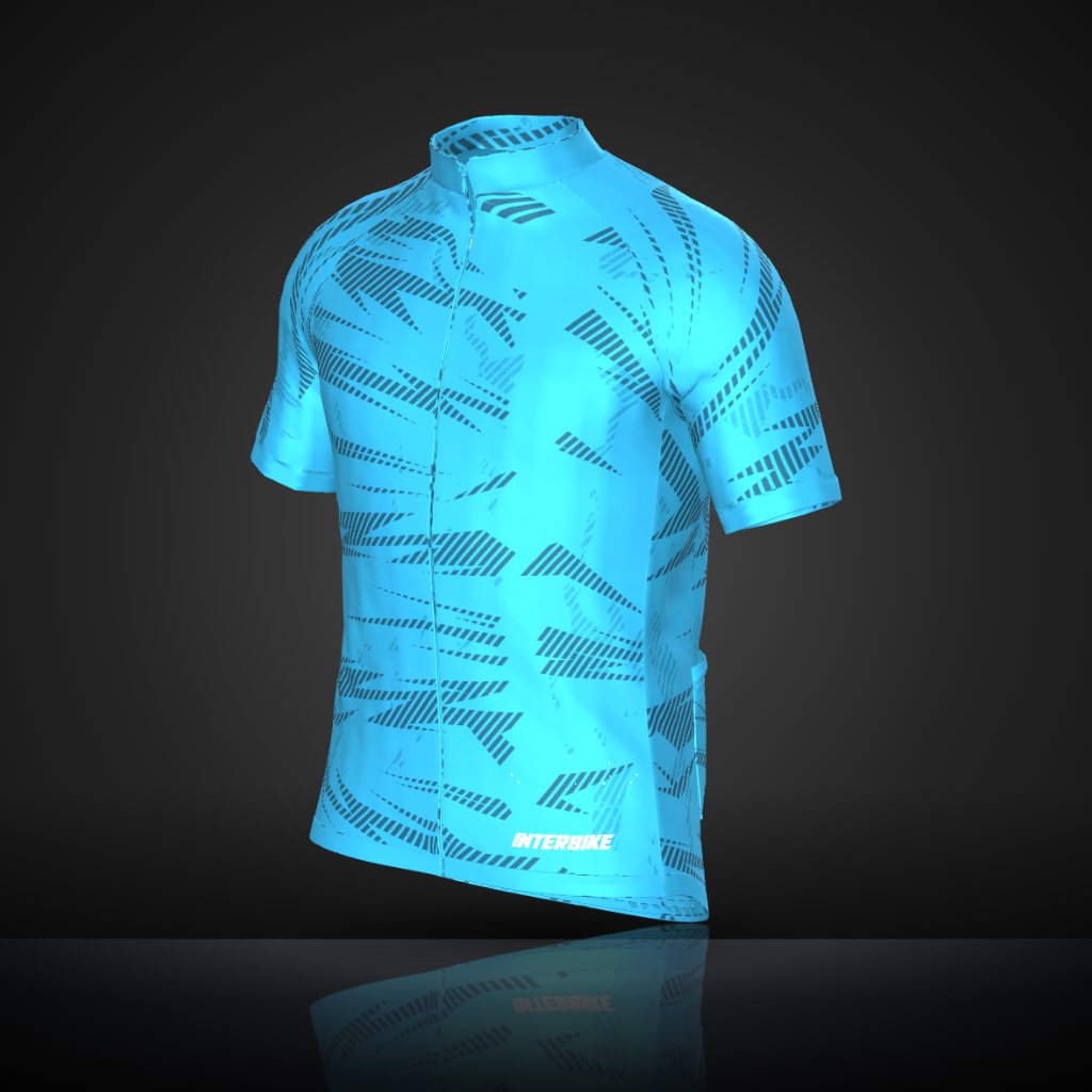maillot-cyclisme-glacier Maillot de cyclisme INTERBIKE, design Glacier
