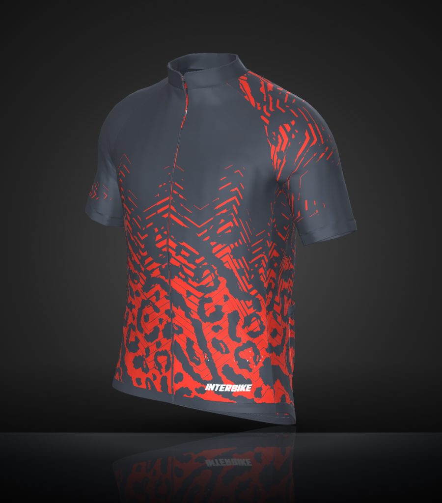 Maillot de cyclisme INTERBIKE, design Jaguar