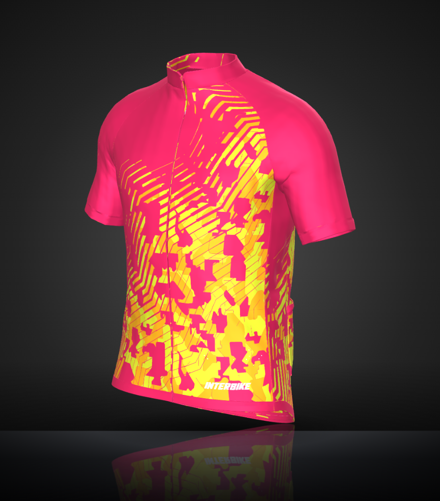 Maillot de cyclisme INTERBIKE, design Solar